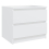 VidaXL vidaXL Bed Cabinet White Engineered Wood Indoor Bedside Side Storage Cabinet 3