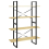 VidaXL vidaXL Solid Pine Wood 4-Tier Book Cabinet Organiser Bookcase Storage Rack 3