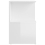 VidaXL vidaXL 2x Bedside Cabinets High Gloss White Engineered Wood Bedside Table 6