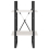 VidaXL vidaXL Solid Pine Wood 2-Tier Book Cabinet White Office Storage Rack Bookcase 6