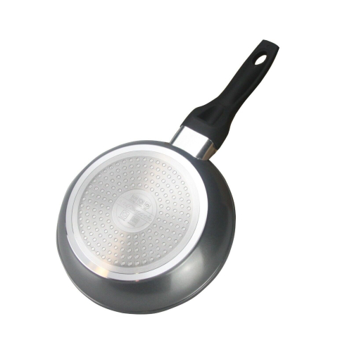 (26cm - Grey Base) Non Stick Frying Pan Induction Marble Effect 2
