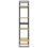 VidaXL vidaXL Solid Pine Wood 4-Tier Book Cabinet Home Office Storage Rack Bookcase 7