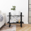 VidaXL vidaXL 2-Tier Book Cabinet Black Engineered Wood Home Storage Rack Bookcase 7