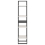 VidaXL vidaXL Solid Pine Wood 4-Tier Book Cabinet White Office Storage Rack Bookcase 7