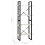 VidaXL vidaXL Solid Pine Wood 4-Tier Book Cabinet White Bookcase Storage Rack Shelf 5