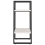 VidaXL vidaXL Solid Pine Wood 2-Tier Book Cabinet White Office Storage Rack Bookcase 7