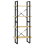VidaXL vidaXL Solid Pine Wood 4-Tier Book Cabinet Home Office Storage Rack Bookcase 3
