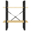 VidaXL vidaXL Solid Pine Wood 2-Tier Book Cabinet Home Office Storage Rack Bookcase 6