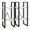 VidaXL vidaXL Solid Pine Wood 4-Tier Book Cabinet White Office Storage Rack Bookcase 8
