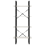 VidaXL vidaXL Solid Pine Wood 4-Tier Book Cabinet White Bookcase Storage Rack Shelf 6