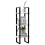 VidaXL vidaXL Solid Pinewood 3-Tier Book Cabinet White Home Storage Rack Bookcase 4