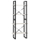 VidaXL vidaXL Solid Pine Wood 4-Tier Book Cabinet White Bookcase Storage Rack Shelf 3