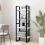 VidaXL vidaXL Solid Pine Wood 4-Tier Book Cabinet White Bookcase Storage Rack Shelf 4