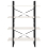 VidaXL vidaXL Solid Pine Wood 4-Tier Book Cabinet White Home Bookcase Storage Rack 6