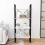 VidaXL vidaXL Solid Pine Wood 4-Tier Book Cabinet White Home Bookcase Storage Rack 4