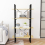 VidaXL vidaXL Solid Pine Wood 4-Tier Book Cabinet Organiser Bookcase Storage Rack 4
