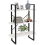 VidaXL vidaXL Solid Pine Wood 3-Tier Book Cabinet White Organiser Bookcase Book Rack 4