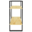 VidaXL vidaXL Solid Pine Wood 2-Tier Book Cabinet Home Office Storage Rack Bookcase 7