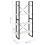 VidaXL vidaXL Solid Pine Wood 4-Tier Book Cabinet White Home Bookcase Storage Rack 9
