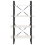 VidaXL vidaXL Solid Pine Wood 4-Tier Book Cabinet White Home Bookcase Storage Rack 6