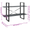VidaXL vidaXL Solid Pine Wood 2-Tier Book Cabinet Grey Home Bookcase Storage Rack 9