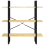VidaXL vidaXL Solid Pine Wood 3-Tier Book Cabinet Organiser Bookcase Storage Rack 6