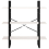 VidaXL vidaXL Solid Pine Wood 3-Tier Book Cabinet White Home Bookcase Storage Rack 6