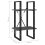 VidaXL vidaXL Solid Pine Wood 2-Tier Book Cabinet Grey Office Storage Rack Bookcase 9