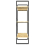VidaXL vidaXL Solid Pine Wood 3-Tier Book Cabinet Organiser Bookcase Storage Rack 7