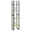 VidaXL vidaXL Solid Pine Wood 4-Tier Book Cabinet Home Office Storage Rack Bookcase 3