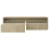 VidaXL vidaXL Nesting Coffee Table Set Sonoma Oak Engineered Wood Couch Side Table 6