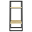 VidaXL vidaXL Solid Pine Wood 2-Tier Book Cabinet Home Office Storage Rack Bookcase 7