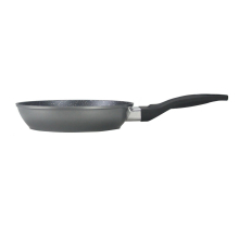 (26cm - Grey Base) Non Stick Frying Pan Induction Marble Effect