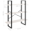 VidaXL vidaXL Solid Pine Wood 3-Tier Book Cabinet White Home Bookcase Storage Rack 9