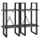 VidaXL vidaXL Solid Pine Wood 4-Tier Book Cabinet Grey Office Storage Rack Bookcase 8