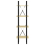 VidaXL vidaXL Solid Pine Wood 4-Tier Book Cabinet Home Office Storage Rack Bookcase 6
