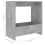 VidaXL vidaXL Side Table Concrete Grey Engineered Wood Magazine Rack Storage Table 5