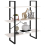 VidaXL vidaXL Solid Pine Wood 3-Tier Book Cabinet White Home Bookcase Storage Rack 4