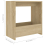 VidaXL vidaXL Side Table Sonoma Oak Engineered Wood Magazine Coffee Storage Table 3