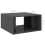 VidaXL vidaXL 4x Coffee Tables High Gloss Grey Engineered Wood Indoor End Sofa Table 11