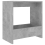 VidaXL vidaXL Side Table Concrete Grey Engineered Wood Magazine Rack Storage Table 3