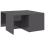VidaXL vidaXL 4x Coffee Tables High Gloss Grey Engineered Wood Indoor End Sofa Table 3