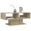 VidaXL vidaXL Coffee Table Sonoma Oak Engineered Wood Home Couch Accent Centre Table 6