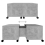 VidaXL vidaXL Coffee Table Concrete Grey Engineered Wood Couch Centre Accent Table 8