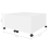 VidaXL vidaXL Coffee Table White Engineered Wood Home Couch Side Centre Accent Table 9