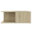 VidaXL vidaXL Coffee Table White and Sonoma Oak Engineered Wood Couch Accent Table 6