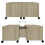 VidaXL vidaXL Coffee Table Sonoma Oak Chipboard Home Couch Side Centre Accent Table 8