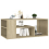 VidaXL vidaXL Coffee Table Sonoma Oak Engineered Wood End Side Center Accent Table 4