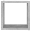 VidaXL vidaXL 4x Wall Cube Shelves Concrete Grey Storage Wall Hanging Floating Shelf 9