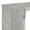 VidaXL vidaXL 2x Wall Cube Shelf Concrete Grey Engineered Wood Hanging Floating Shelf 10